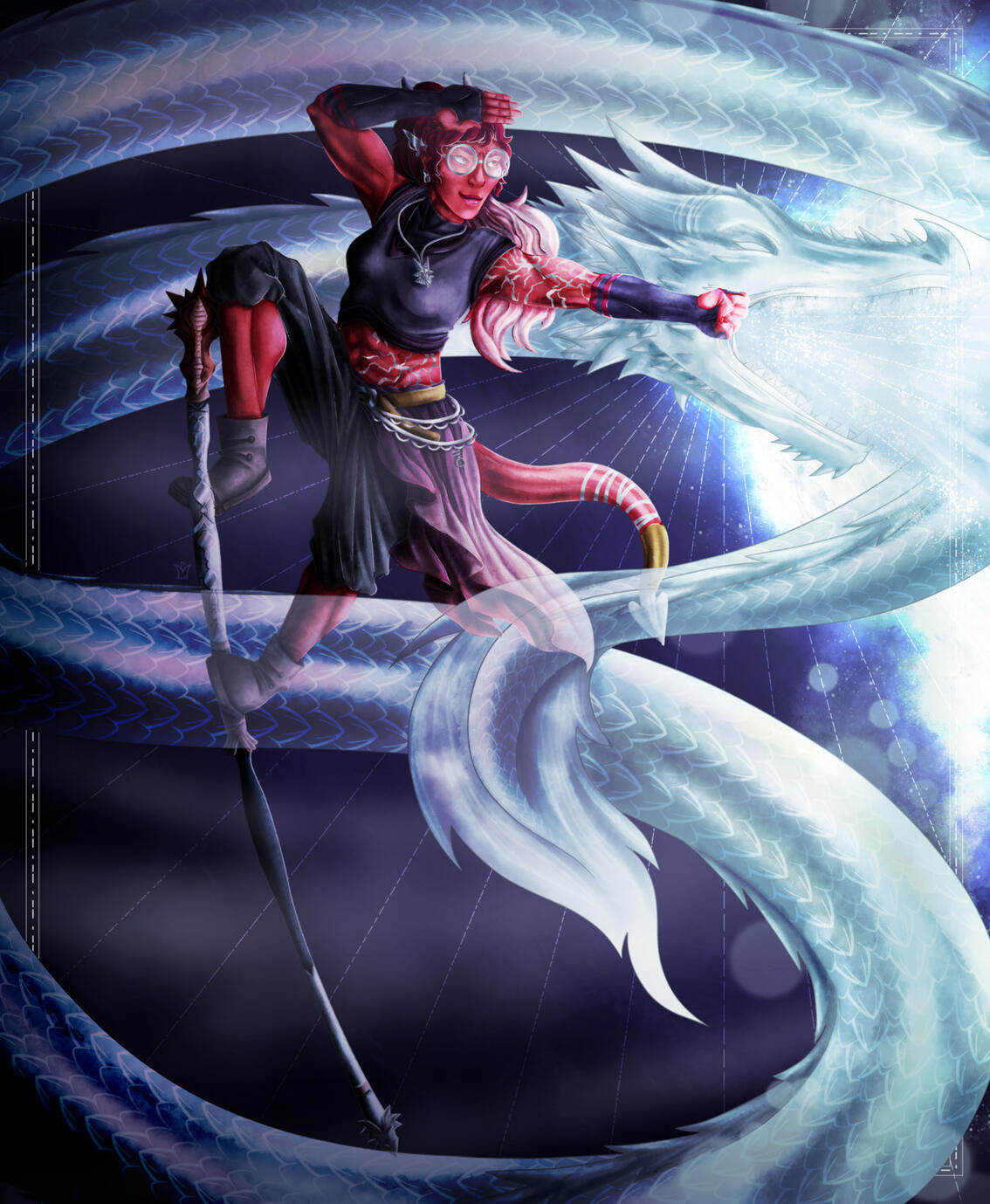 Draconic Monk Training