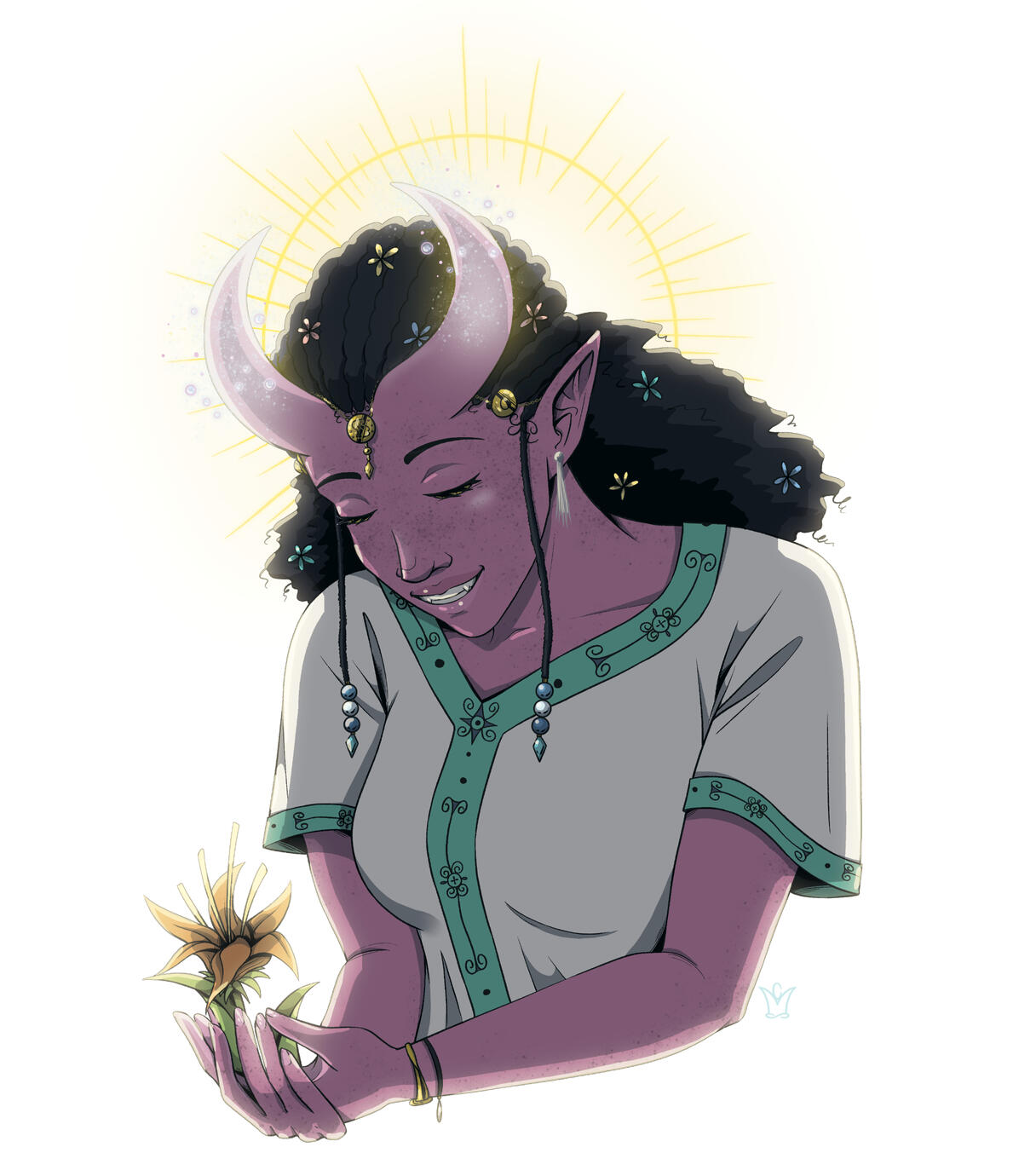 Divine Blessings for a Delicate Flower